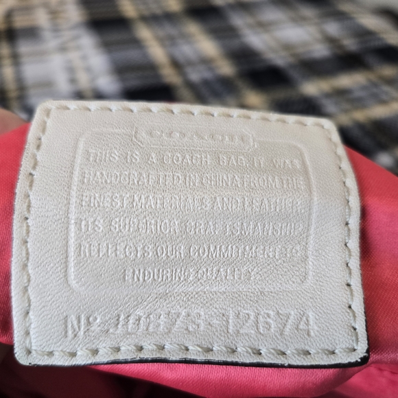 Coach Vibrant Pink Leather Bag - Picture 1 of 6